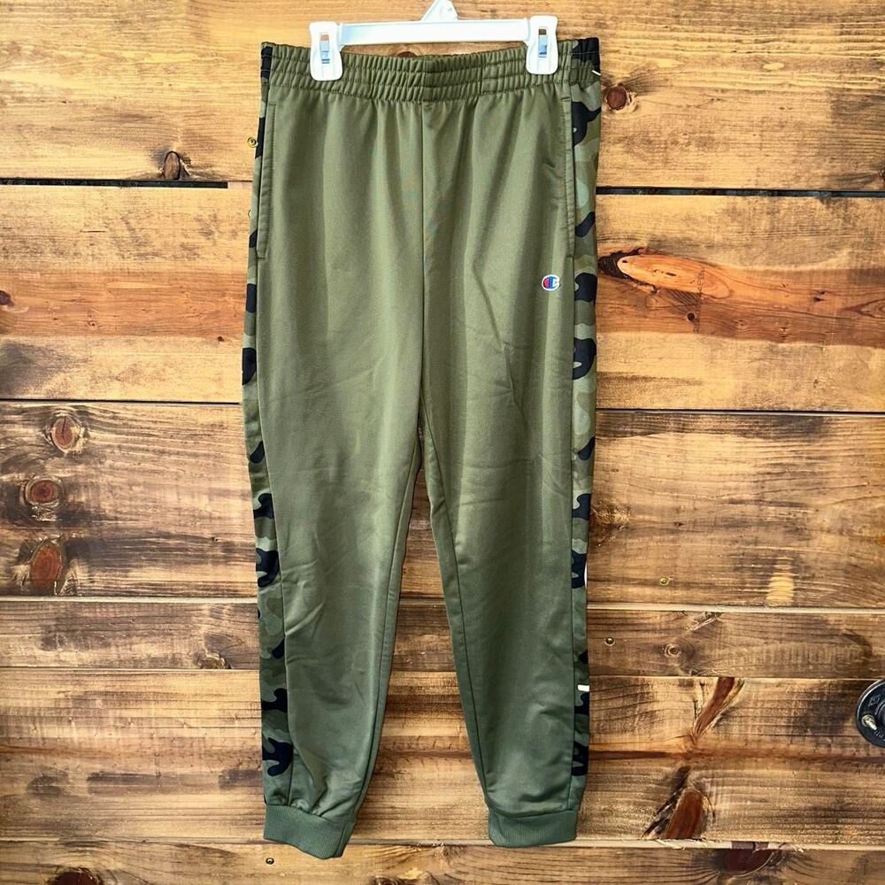 Champion Men's Khaki and Green Joggers-tracksuits